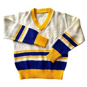 Vintage Cheer / Cheerleading Uniform Sweater Top XS